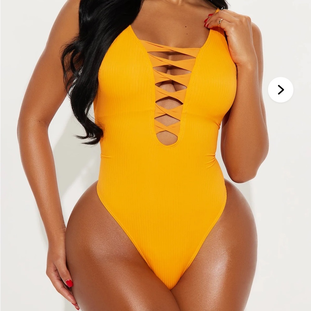 Fashion Nova Orange Bikini